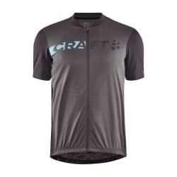 Craft CORE Endur Logo 1913167 pánský cyklodres POUZE XL - modrošedá/ žluté logo (VÝPRODEJ)