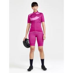 Craft CORE Endur Logo W 1910562 dámský cyklodres - růžová (486719)