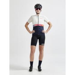 Craft CORE Endur W 1910561 dámský cyklodres - bílo-šedá s tm. modrou (904396)