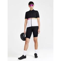 Craft CORE Endur W 1910561 dámský cyklodres - černá s bílou (999900)