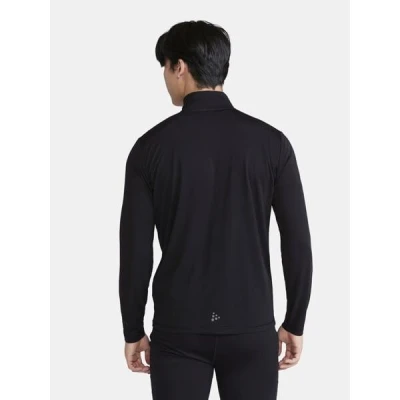 Craft CORE Essence Bi-blend Half Zip LS 1913742 pánské triko - černá (999000)