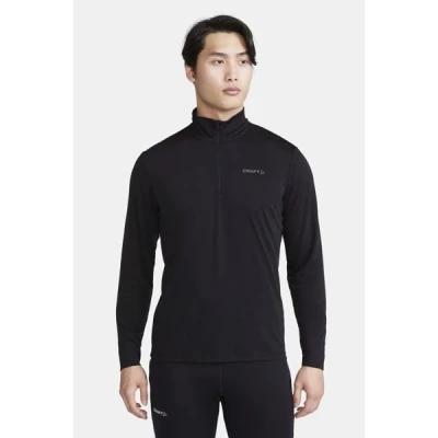Craft CORE Essence Bi-blend Half Zip LS 1913742 pánské triko - černá (999000)