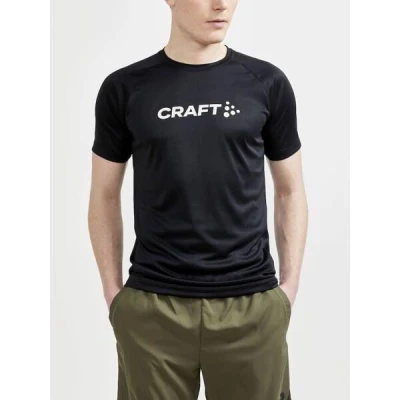 Craft CORE Essence Logo 1911786 pánské triko - černá (999000) POUZE L (VÝPRODEJ)