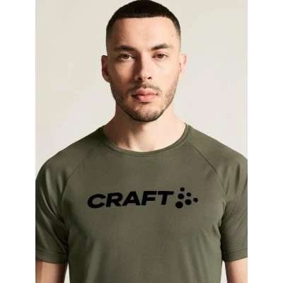 Craft CORE Essence Logo 1911786 pánské triko - zelená (6810)