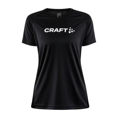 Craft CORE Essence Logo W 1911785 dámské triko - černá (999000(9990)) Craft CORE Essence Logo W 1911785 dámské triko - černá (999000(9990))