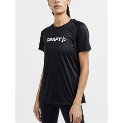 Craft CORE Essence Logo W 1911785 dámské triko - černá (999000(9990))
