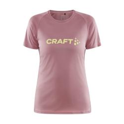 Craft CORE Essence Logo W 1911785 dámske tričko - ružová (743000)