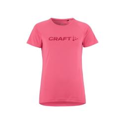 Craft CORE Essence Logo W 1911785 dámske tričko - ružová (745000)