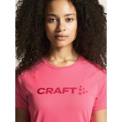 Craft CORE Essence Logo W 1911785 dámské triko - růžová (745000)
