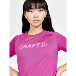 Craft CORE Essence Logo W 1911785 dámské triko - růžová (743000)