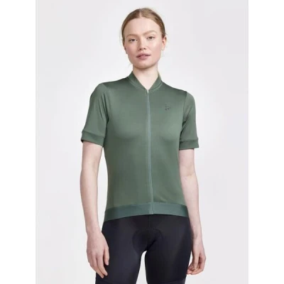 Craft CORE Essence Regular W 1913164 dámský cyklodres - zelená (687000)