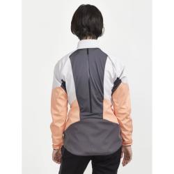 Craft CORE Glide W 1906490 dámská bunda - bílá s oranžovou (914716)
