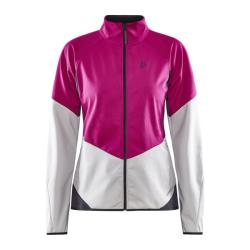 Craft CORE Glide W 1906490 dámská bunda - růžová s bílou (486914)