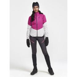 Craft CORE Glide W 1906490 dámská bunda - růžová s bílou (486914)