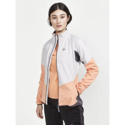 Craft CORE Glide W 1906490 dámská bunda - bílá s oranžovou (914716)