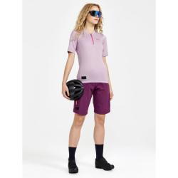 CRAFT CORE Offroad SS W 1910587 dámský cyklodres - fialová (436000)