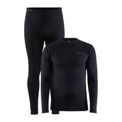 Craft CORE Warm Baselayer 1909709 set funkčního prádla POUZE XL - černá (VÝPRODEJ)