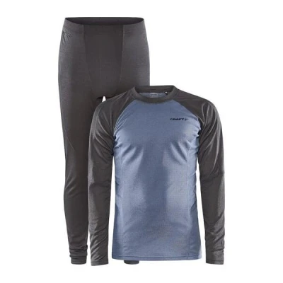 Craft CORE Warm Baselayer 1909709 set funkčného prádla IBA XL - modrá (VÝPREDAJ)