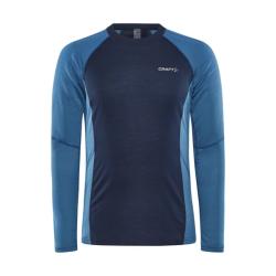 Craft CORE Warm Baselayer LS 1912532 pánske tričko - modrá (396337)