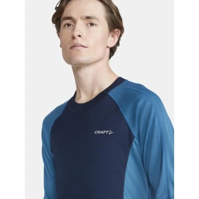 Craft CORE Warm Baselayer LS 1912532 pánské triko - modrá (396337)