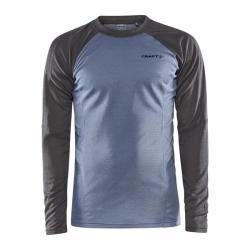 Craft CORE Warm Baselayer LS 1912532 pánské triko - šedá (985362)