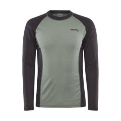 Craft CORE Warm Baselayer LS 1912532 pánske tričko - sivá (992626)