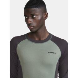 Craft CORE Warm Baselayer LS 1912532 pánské triko - šedá (992626)