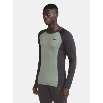 Craft CORE Warm Baselayer LS 1912532 pánské triko - šedá (992626)