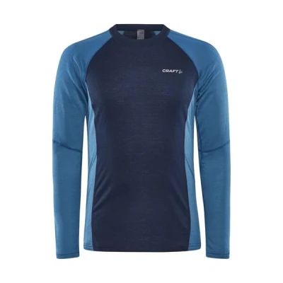 Craft CORE Warm Baselayer LS 1912532 pánské triko - modrá (396337)