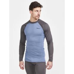 Craft CORE Warm Baselayer LS 1912532 pánske tričko - sivá (985362)