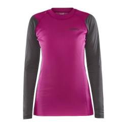 Craft CORE Warm Baselayer LS W 1912534 dámske tričko - ružová (486985)