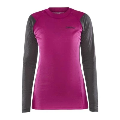 Craft CORE Warm Baselayer LS W 1912534 dámské triko - růžová (486985) Craft CORE Warm Baselayer LS W 1912534 dámské triko - růžová (486985)
