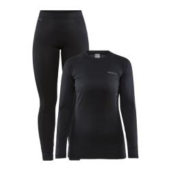 Craft CORE Warm Baselayer W 1909708 dámský set - černá (999000) Craft CORE Warm Baselayer W 1909708 dámský set - černá (999000)