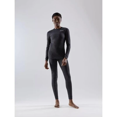 Craft CORE Wool Merino LS W 1911548 dámské triko - černá (998000)
