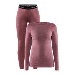 Craft CORE Wool Merino W 1909710 dámsky set - červená (414200) Craft CORE Wool Merino W 1909710 dámsky set - červená (414200)