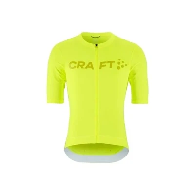 Craft Endur Logo cyklodres - žlutá (C17333-5550) POUZE XL (VÝPRODEJ)