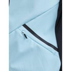 Craft Glide Hood W 1909567 dámská softshell bunda POUZE M - tmavě modrá s růžovou (VÝPRODEJ)