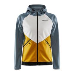 Craft Glide Hood W 1909567 dámská softshell bunda POUZE M - tmavě modrá s růžovou (VÝPRODEJ)