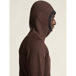 Craft Grid Hood 1916667 pánska mikina - hnedá (286000)