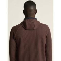 Craft Grid Hood 1916667 pánské triko - hnědá (286000)