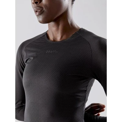 Craft PRO Dry Nanoweight LS W 1908855 dámské triko - černá (999000)