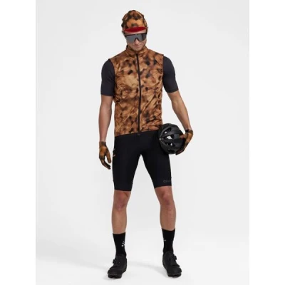 Craft PRO Gravel Wind 1913185 pánská cyklovesta - oranžová (574999)