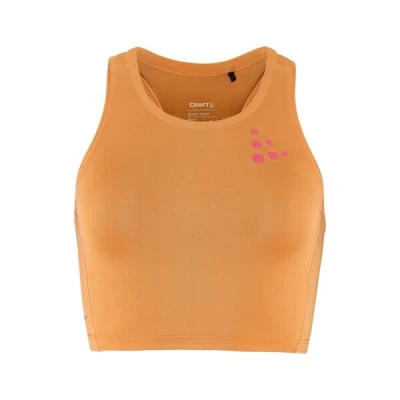 Craft PRO Hypervent Cropped 2 W 1914597 dámský top - oranžová (533000)