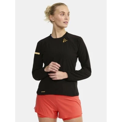Craft PRO Hypervent LS Wind 2 W 1914594 dámské triko - černá (999000)