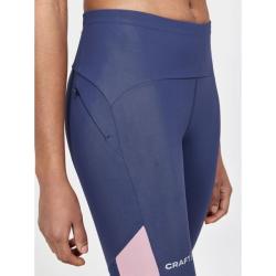 Craft PRO Hypervent W 1910436 dámské kalhoty - tmavě modrá s růžovou (396743)