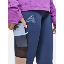 Craft PRO Trail Tights W 1912449 dámské běžecké kalhoty POUZE L - černá (VÝPRODEJ)