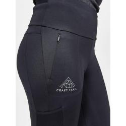 Craft PRO Trail Tights W 1912449 dámské běžecké kalhoty POUZE L - černá (VÝPRODEJ)