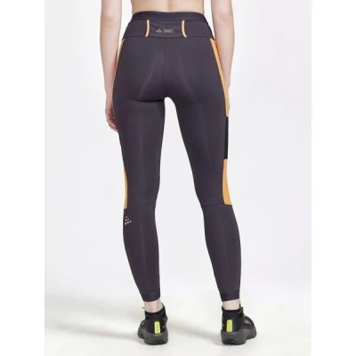 Craft PRO Trail Tights W 1912449 dámské běžecké kalhoty POUZE L - černá (VÝPRODEJ)