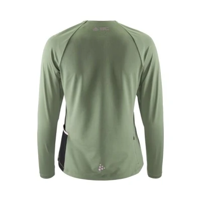 Craft PRO Trail Wind LS W 1913144 dámské triko - zelená (626000)