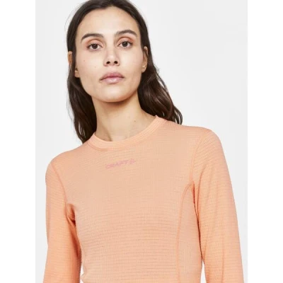 Craft PRO Wool Extreme X LS W 1911154 dámske tričko - oranžová (716000)